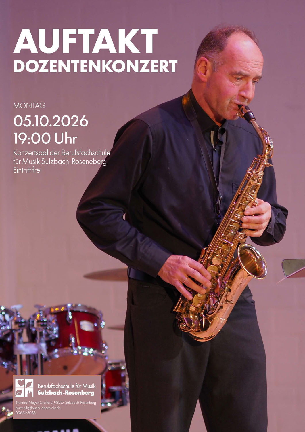Dozentenkonzert der Berufsfachschule für Musik des Bezirks Oberpfalz in Sulzbach-Rosenberg